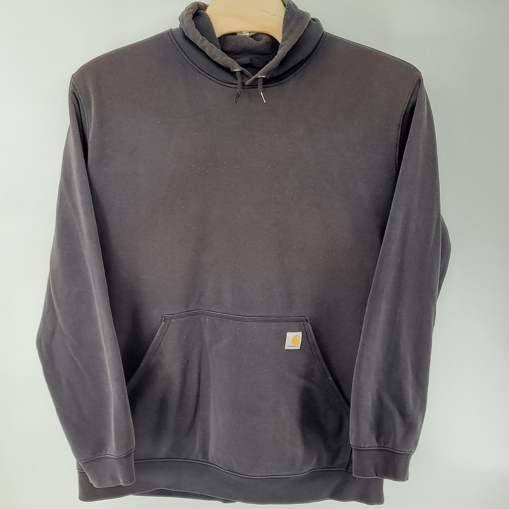 Carhartt Hoodie Mens 3XL Tall Black Loose Fit K121 BLK Pullover Sweatshirt